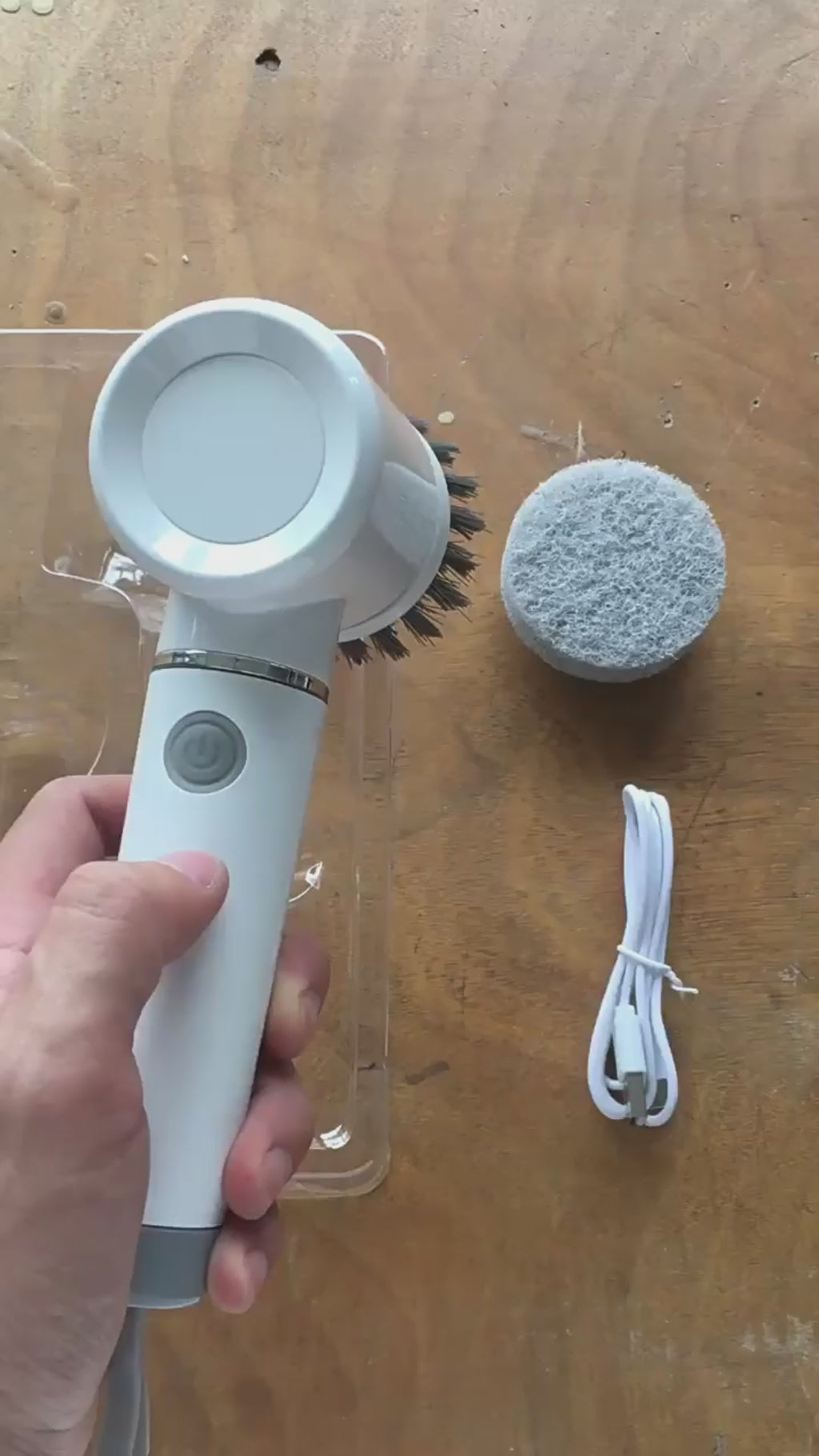 Multifunctional Electric Kitchen Cleaning Brush Set